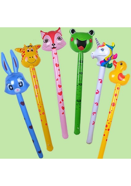 Şişme Oyuncaklar Hayvanlar Sopa Orman Hayvanları Parti Kaplan Zebra Zürafa Fil Şişme Balon Çocuklar Doğum Günü Partisi Hediye (Yurt Dışından) fırsatları