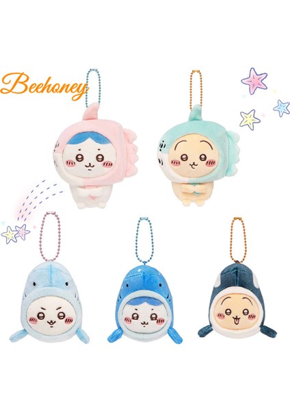 Beehoney 12 cm Kawaii Deniz Hayvanı Peluş Bebek Sevimli Karikatür Anime Karakter Peluş Kolye Çocuklar Için Doğum Günü Yılbaşı Hediyeleri (Yurt Dışından)