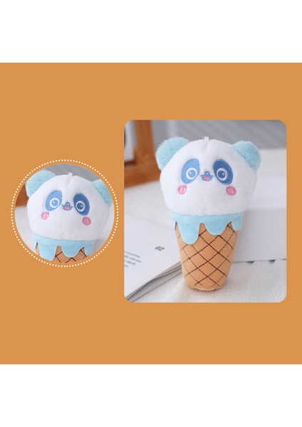 Karikatür Kawaii Süt Çay Dondurma Küçük Panda Peluş Bebek Anahtarlık Kolye Yaratıcı Sevimli Dondurma Panda Peluş Sırt Çantası Kolye (Yurt Dışından) fiyatları