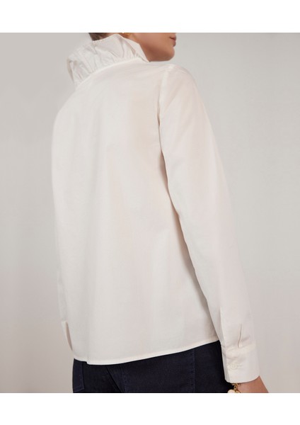 Fırfır Yaka Gömlek