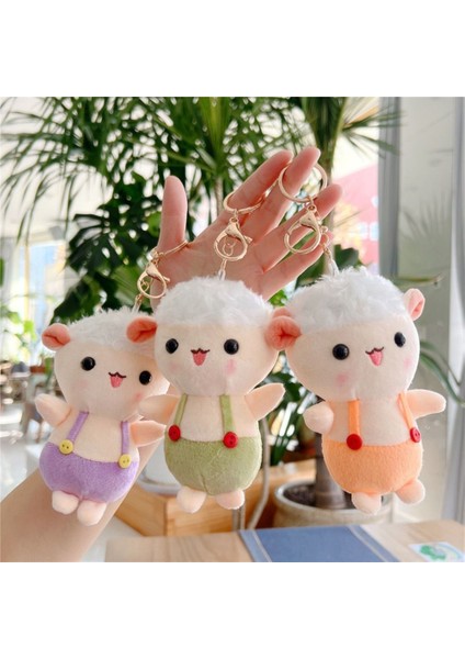 El Yapımı Doldurulmuş Hayvanlar Çanta Kolye Peluş Doldurulmuş Bebek Çanta Anahtar Biblo Kuzu Peluş Anahtarlık Koyun Anahtarlık Küçük Koyun Kolye Doldurulmuş Koyun Anahtarlık (Yurt Dışından) modelleri
