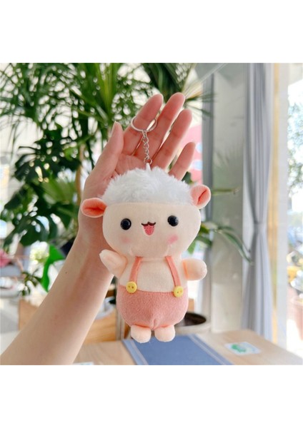 El Yapımı Doldurulmuş Hayvanlar Çanta Kolye Peluş Doldurulmuş Bebek Çanta Anahtar Biblo Kuzu Peluş Anahtarlık Koyun Anahtarlık Küçük Koyun Kolye Doldurulmuş Koyun Anahtarlık (Yurt Dışından) fırsatları