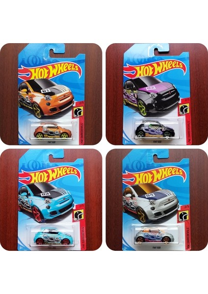 Hot Wheel Cars 1/64 Fıat 500 Koleksiyonu Alaşım Araba Çocuk Için Hediye (Yurt Dışından) modelleri