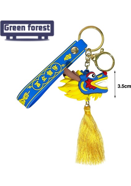 Ejderha Anahtarlık Ejderha Anahtarlık Püskül Şanslı Çin Kafası Asılı Süsleme 3D Silikon Karikatür Yüzük 2024 Yıl Kolye Doğum Günü Yeni Hediye (Yurt Dışından) fiyatları