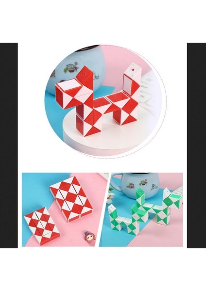 24 Bölüm Bulmaca Katlanabilir Sihirli Cetvel Çocuk Katlanır Deformasyon Sihirli Küp Podazz (Yurt Dışından) fırsatları