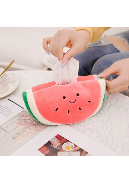 Childrenworld Peluş Doku Kutusu Zarif Araba Ev Karikatür Meyve Peçetelik (Yurt Dışından) fiyatları