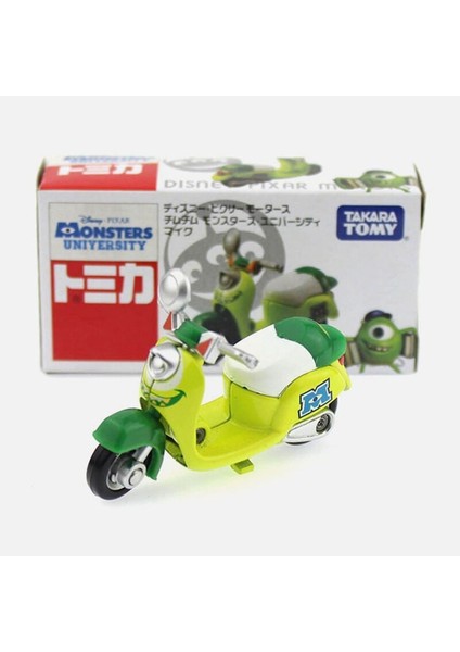 Takara Tomy Çeşitli Alaşım Motosiklet Modelleri Minnie Donald Duck Üç Gözlü Canavar Karikatür Döküm Araba Çocuk Hediyesi (Yurt Dışından) fırsatları