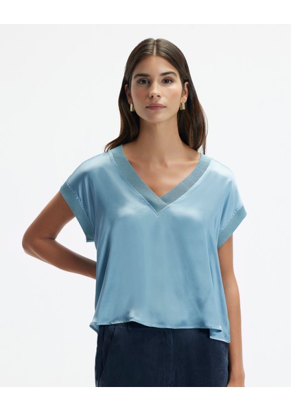 V Yakalı Bluz