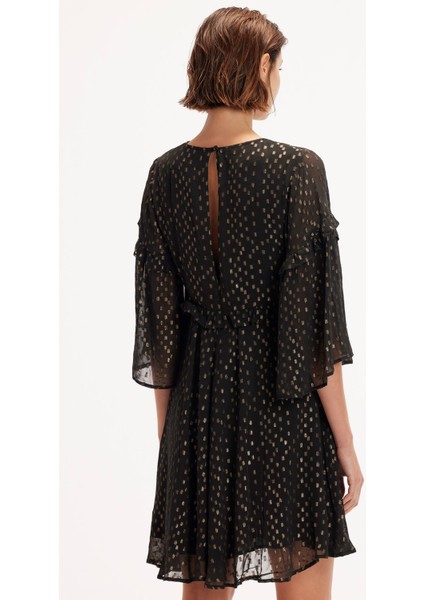 Fırfır Detaylı Elbise