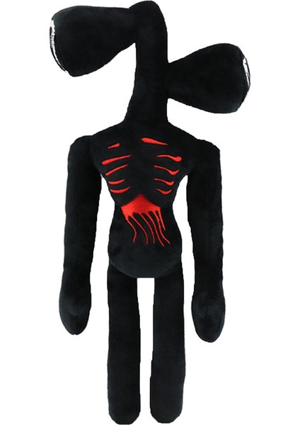 Dolması Bebek Karikatür Çocuk Hediye Pp Pamuk Siren Kafa Siyah Kedi Peluş Bebek Ev Için (Yurt Dışından)