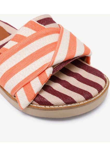 Konforlu Çizgili Terlik