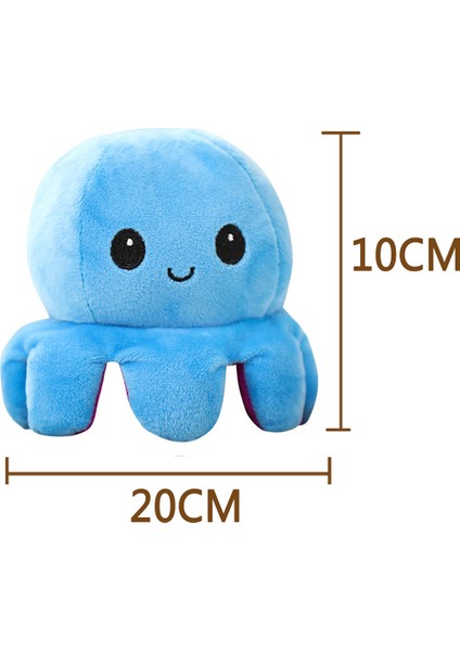 Hazır Stok 2021 Çift Taraflı Ahtapot Peluş, Sevimli, Yumuşak Pamuklu Yumuşak, Çocuklar Için Çift Taraflı Hediye, Duygusal Kapak (Yurt Dışından) modelleri