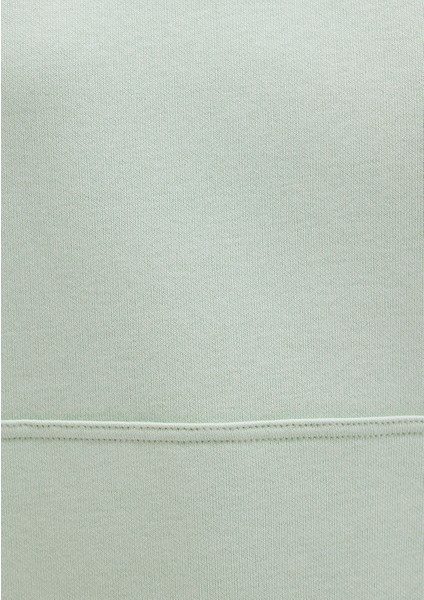 Kapüşonlu Yeşil Basic Sweatshirt 167299-71449