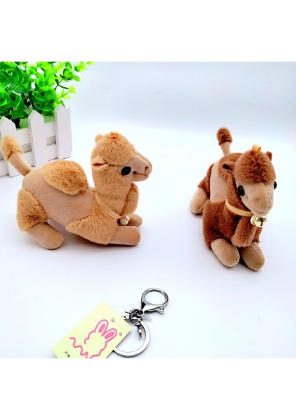 Kawaii Anahtarlık Karikatür Güzel Deve Bebek Anahtarlıklar Araba Çanta Aksesuarı Sevimli Peluş Erkek Kız Çift Anahtarlık Sevgilisi Kolye (Yurt Dışından) fırsatları