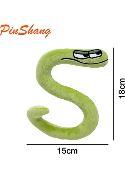 Pinshang Alfabe Lore Peluş Bebek Yumuşak Dolması (Yurt Dışından)