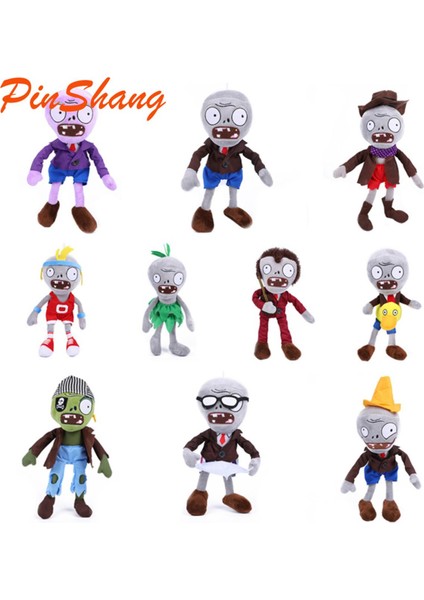 Pinshang 10 Stil Bitkiler Vs Zombies Peluş Bebek Yaratıcı Karikatür Yumuşak Dolması (Yurt Dışından)