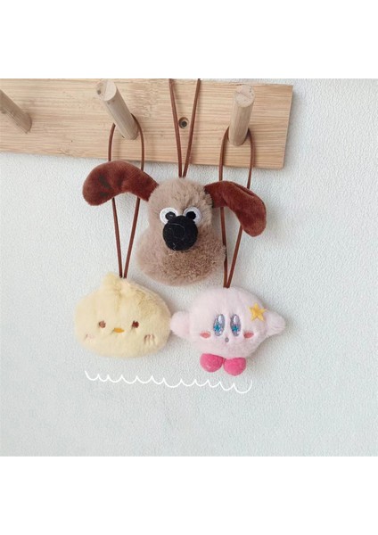 Sevimli Karikatür Hayvan Peluş Kolye Dolması Ayı Kurbağa Anahtarlık Anti-Kayıp Mark Adı Etiketi Anahtarlık Çocuklar Okul Çantası Kolye (Yurt Dışından) fırsatları