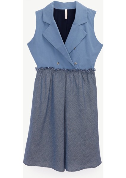 Gömlek Yakalı Elbise