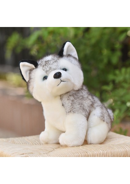 Fang Fang Gerçekçi Husky Köpek Doldurulmuş Oyuncaklar Peluş Hayvanlar Çocuk Oyuncakları Çocuk Yumuşak Kawaii Kurt Evcil Hayvan Bebek Sevimli Çocuk Oyuncakları Kız Erkek Için (Yurt Dışından) modelleri