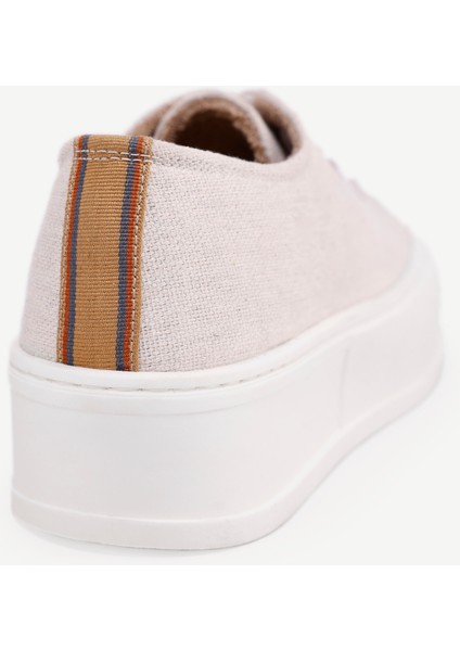 Deri Astarlı Kanvas Sneakers