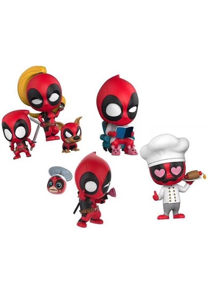 Marvel Aksiyon Vizyon Şekil Deadpool S Versiyonu Sallayarak Kafa Bebek Araç Aksesuarları (Yurt Dışından) modelleri