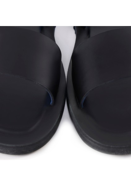 Renkli Astarlı Deri Sandalet