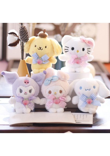 Childrenworld Anahtarlık Kolye Yavru Mini Kuromi Cinnamoroll Melodi Bebek Kolye Çanta Aksesuarları (Yurt Dışından) modelleri