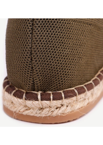 Triko Örme Bağlı Espadril