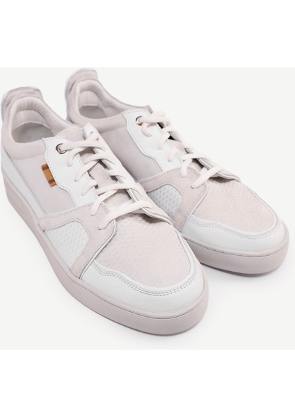 Deri-Süet Detaylı Sneaker