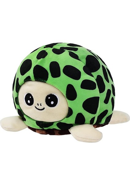 Inç Geri Dönüşümlü Karikatür Hayvan Peluş Çift Taraflı Çevirme Yumuşak Dolması Kaplumbağa Aslan Peluş Bebek Hediyeler Için Ev Dekor (Yurt Dışından) modelleri
