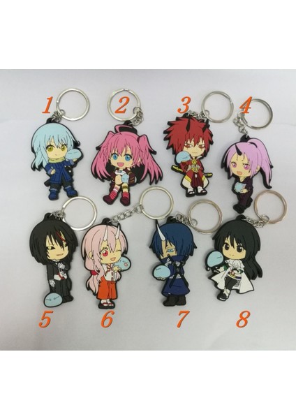 1 Adet Gc Romanlar Japonya Karikatür Karikatür Karakterler Anahtarlık Rimuru Tempest Benimaru Shuna Shion Souei Milim Nava (Yurt Dışından) modelleri