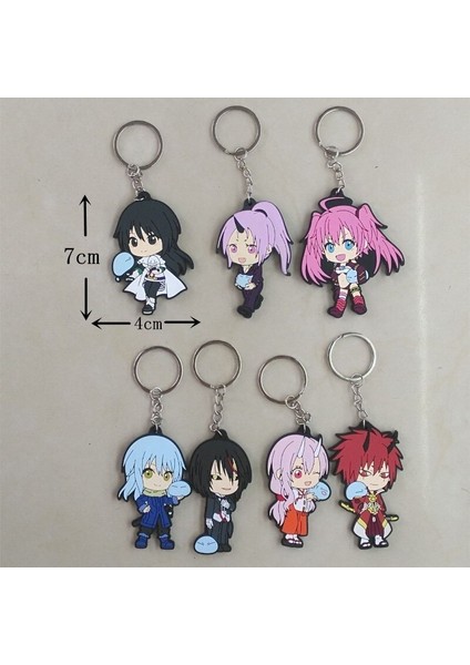 1 Adet Gc Romanlar Japonya Karikatür Karikatür Karakterler Anahtarlık Rimuru Tempest Benimaru Shuna Shion Souei Milim Nava (Yurt Dışından) fırsatları