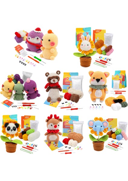 Ingilizce Kanca Iğne Malzeme Paketi Yeni Örme Bebek El Yapımı Dıy Yün El Sanatları Hediye. (Yurt Dışından)