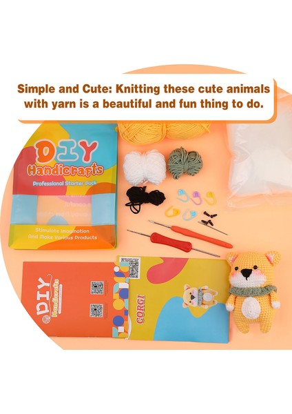Ingilizce Kanca Iğne Malzeme Paketi Yeni Örme Bebek El Yapımı Dıy Yün El Sanatları Hediye. (Yurt Dışından) indirimleri