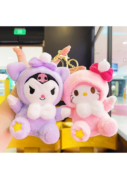 Sanrio Peluş Bebek Kolomi Okul Çantası Kolye Merlot Anahtarlık (Yurt Dışından)