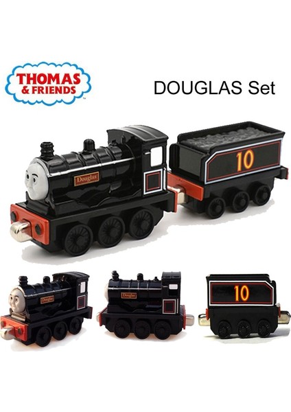 1:43 Metal Alaşım Trenler Setleri Thomas ve Arkadaşları No. 10 Siyah Lokomotif ve Tren Kabin Manyetik Erkek Çocuk Oyuncakları Araba Çocuklar Için Doğum Günü Hediyesi (Yurt Dışından) modelleri