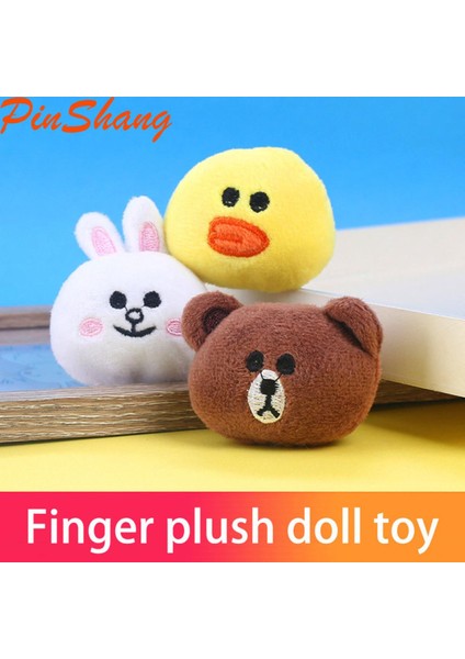 Pinshang Sevimli Peluş Bebek Anahtarlık Yumuşak Doldurulmuş Hayvan Peluş Çanta Kolye Aksesuarları (Yurt Dışından)