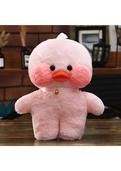 Karikatür Lalafanfan Cafe Sarı Ördek Peluş 30 cm Hayvan Yastık Çocuklar Için Hediye (Yurt Dışından)