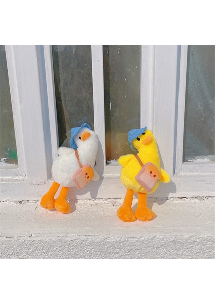 Ördek Anahtarlık Pürüzsüz Doku Anti-Dökülme Dekorasyon Eğik Kafa Ördek Bebek Anahtarlık Çocuk Hediyeler (Yurt Dışından) fırsatları