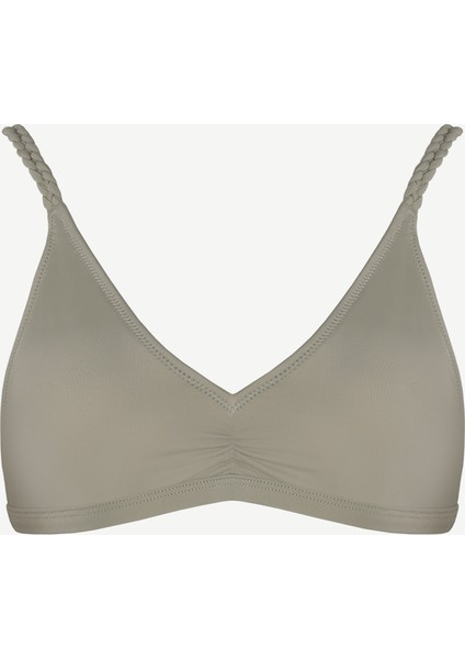 Büzgü Detaylı Bikini Üstü