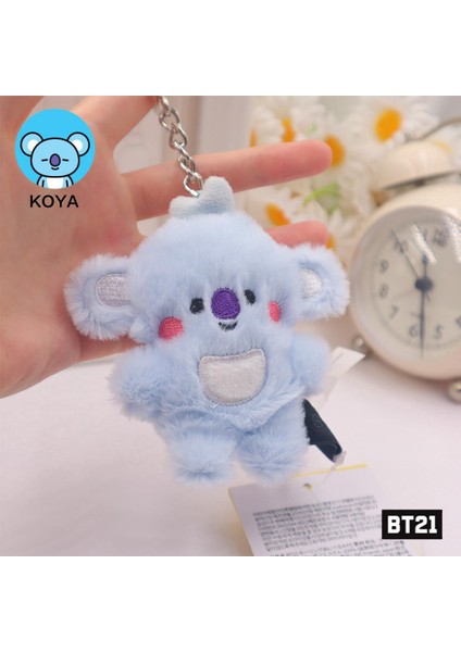 [hazır Stok] Kpop Bts BT21 2020 Yeni Yıl Teklifi Kpop Bts Anahtarlık Bebek Anahtarlık Sevimli Karikatür Peluş Kolye Hat Arkadaşlar Renk (Yurt Dışından)