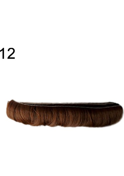 Mini Düz Renk Yüksek Sıcaklık Fiber Uzun Saç Peruk Dıy Kız Bebek Aksesuarları (Yurt Dışından) fiyatları