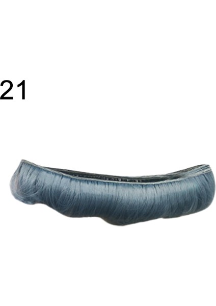 Mini Düz Renk Yüksek Sıcaklık Fiber Uzun Saç Peruk Dıy Kız Bebek Aksesuarları (Yurt Dışından) modelleri