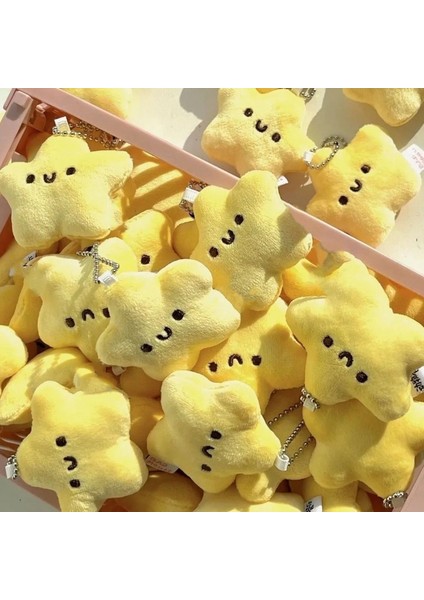 Sevimli Pentagram Yıldız Anahtarlık Dekoratif Çanta Kolye (Yurt Dışından) fiyatları