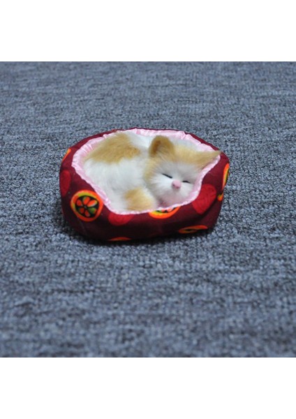Uyuyan Kedi Yuvalama Kafesi Peluş Bebek Ev Dekorasyon Çocuklar Hediye (Yurt Dışından) indirimleri