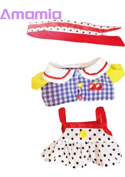 Amamia Bebek Kıyafeti Rahat Dokunmatik Mini Prenses Elbise Şapkalar Idol Bebek Bebek Kıyafeti (Yurt Dışından)