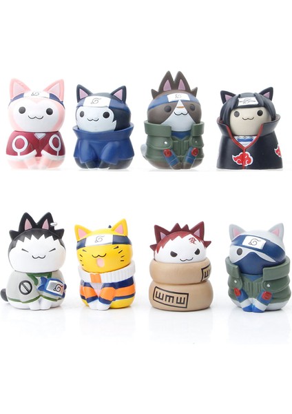 Naruto Anime Figürleri Hatake Kakashi Uzumaki Naruto Yahiko Jiraiya Sasuke Itachi Cos Kawaii Kedi S Versiyonu Bebek Modeli Aksiyon Modeli (Yurt Dışından) fiyatları