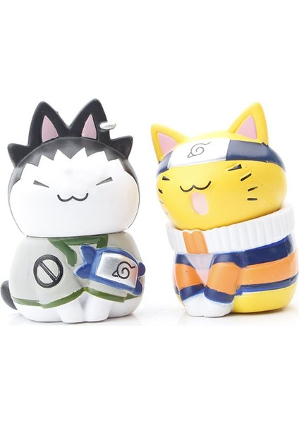 Naruto Anime Figürleri Hatake Kakashi Uzumaki Naruto Yahiko Jiraiya Sasuke Itachi Cos Kawaii Kedi S Versiyonu Bebek Modeli Aksiyon Modeli (Yurt Dışından) fırsatları