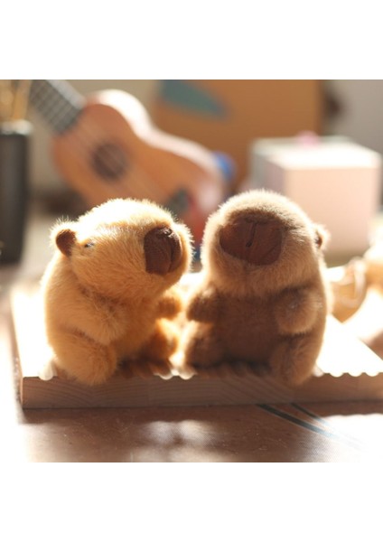 Pp Pamuk Kapibara Peluş Anahtarlık Yaratıcı Kapibara Yumuşak Kapybara Kabarık Hayvanlar Anahtarlık Komik Karikatür Dolması Araba Anahtarlık Çocuk Kız Erkek (Yurt Dışından) fiyatları