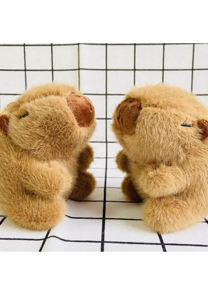 Pp Pamuk Kapibara Peluş Anahtarlık Yaratıcı Kapibara Yumuşak Kapybara Kabarık Hayvanlar Anahtarlık Komik Karikatür Dolması Araba Anahtarlık Çocuk Kız Erkek (Yurt Dışından) modelleri